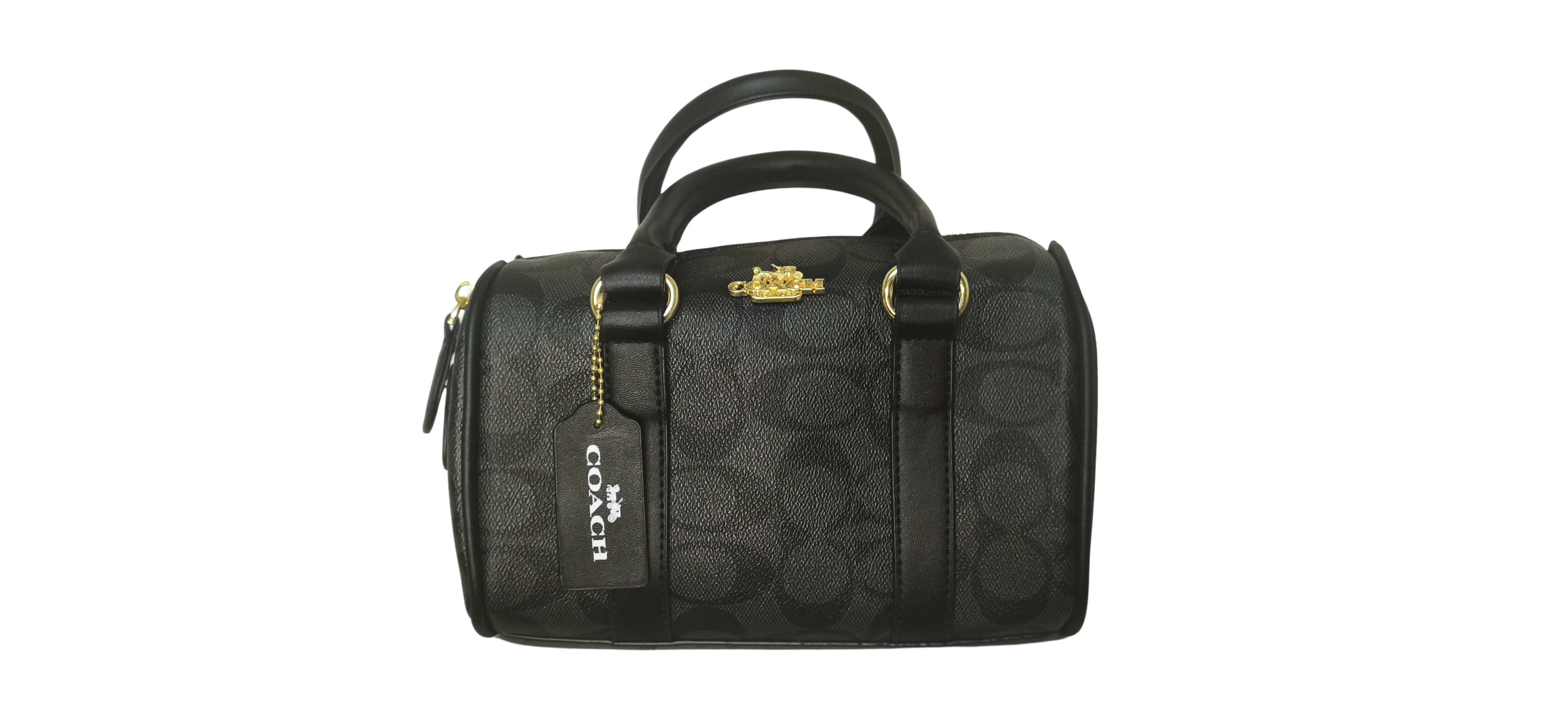 👜 Cartera Coach Boston Black Monogram