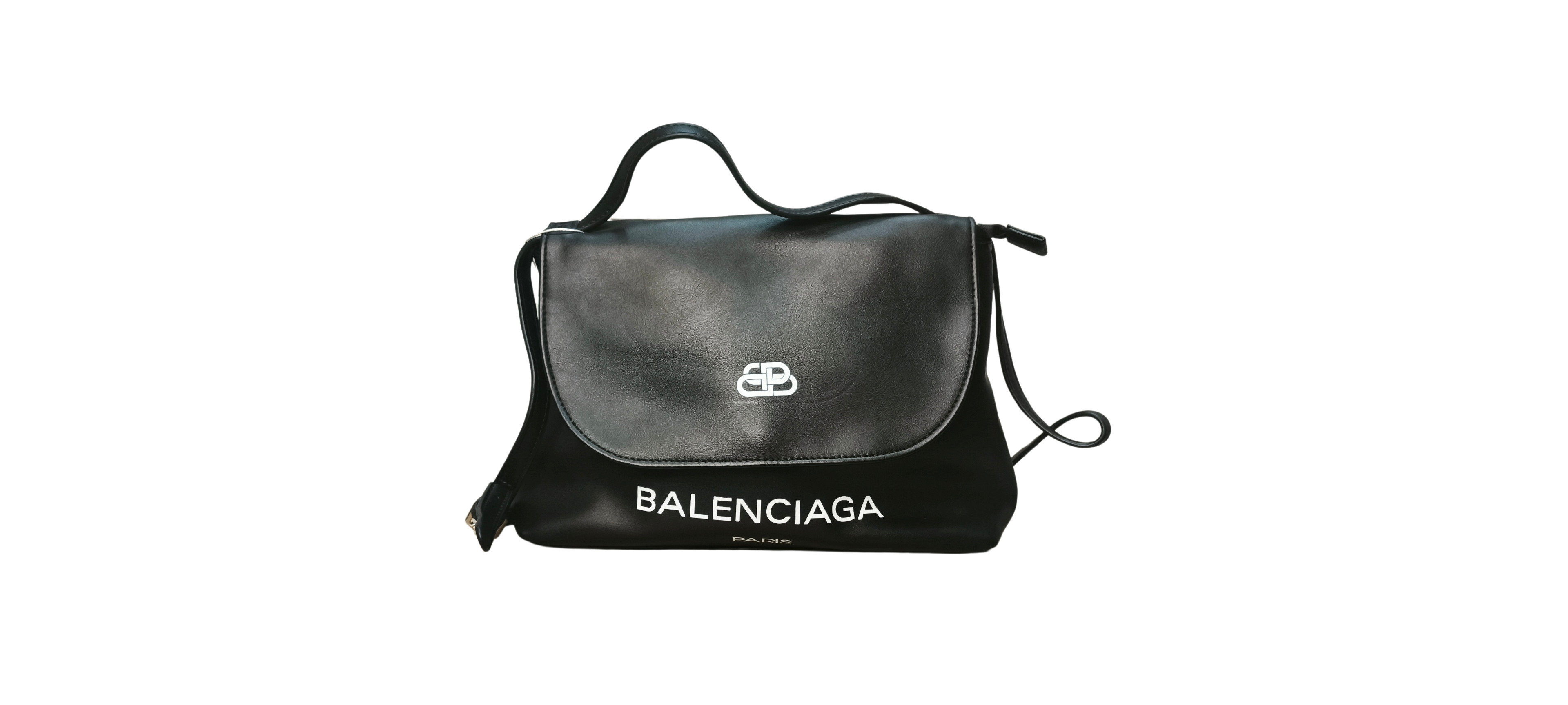 🖤 Cartera Estilo Balenciaga Black Paris Crossbody