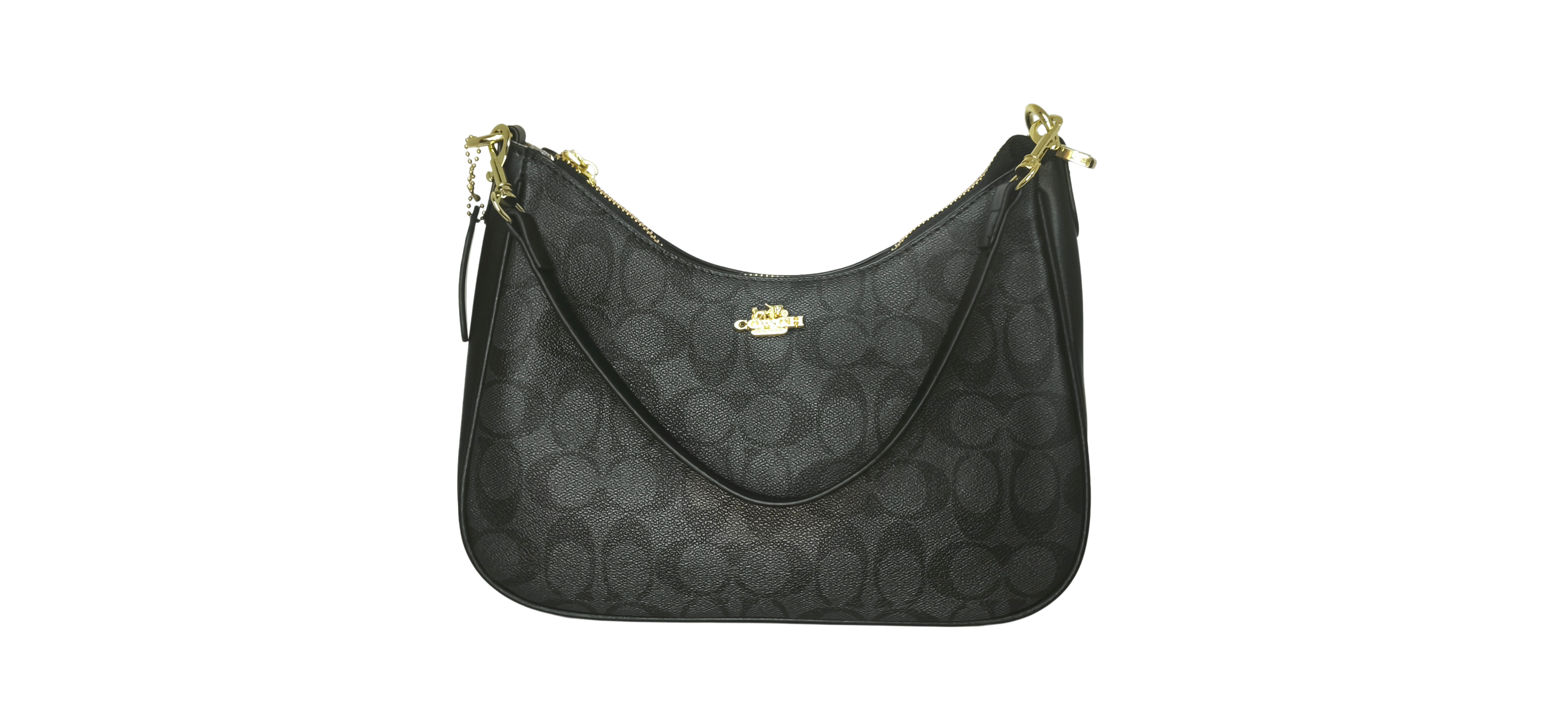 🖤 Cartera Coach Hobo Black Monogram