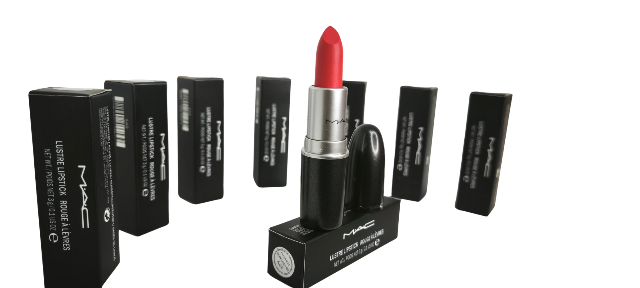 💄 Labial MAC Lustre Lipstick – Tono A08