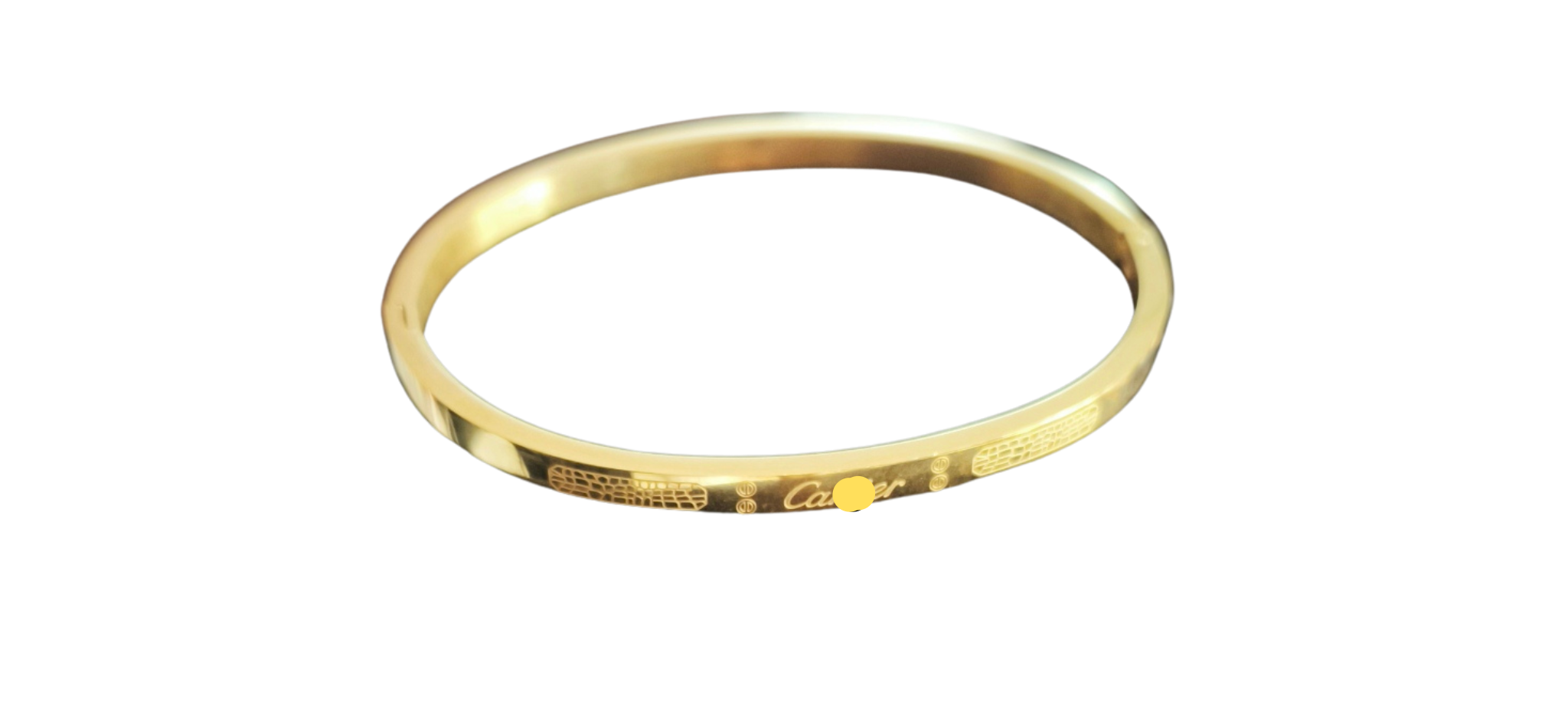 🛍️ Pulsera Dorada Clásica Cart – Acero Inoxidable ✨