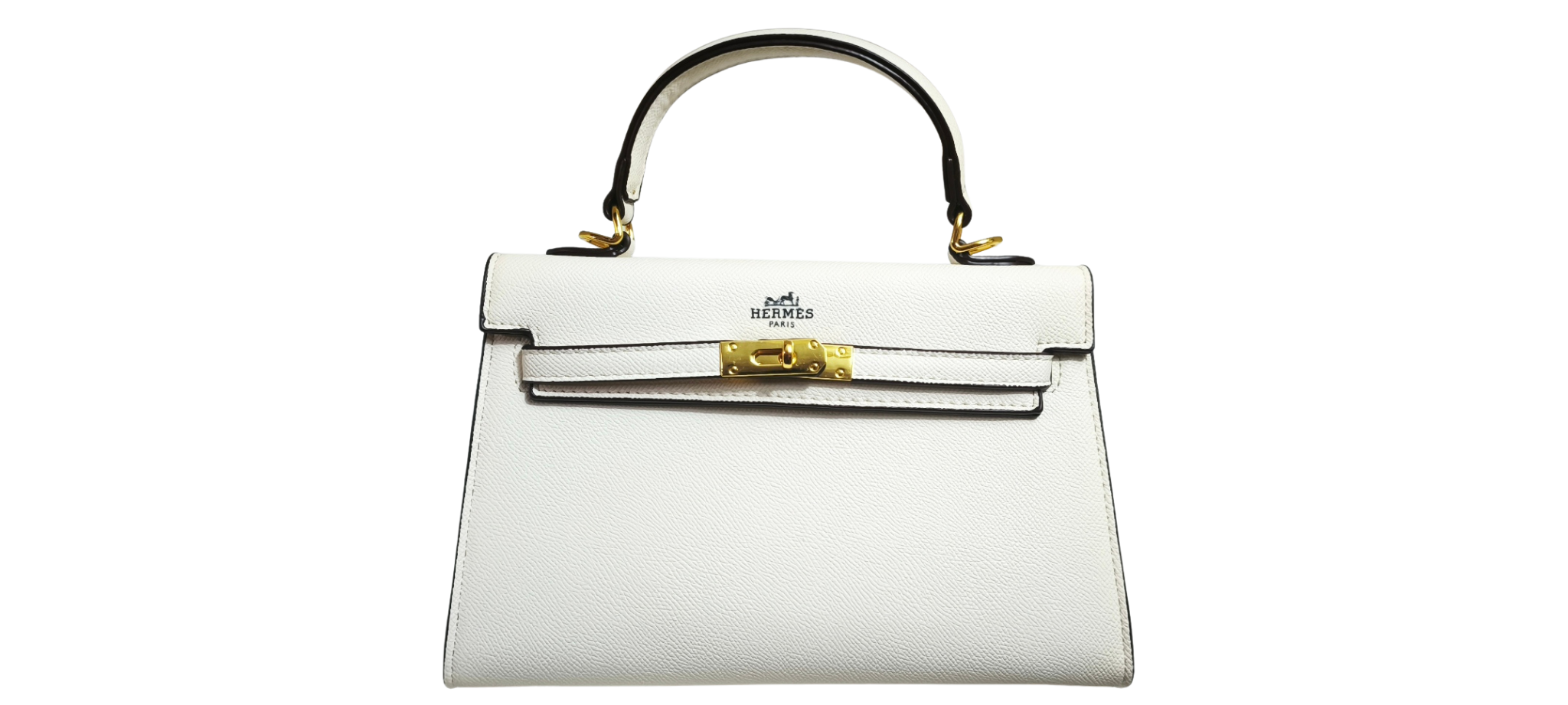 🤍 Bolso Kelly Pure – White Elegance Edition