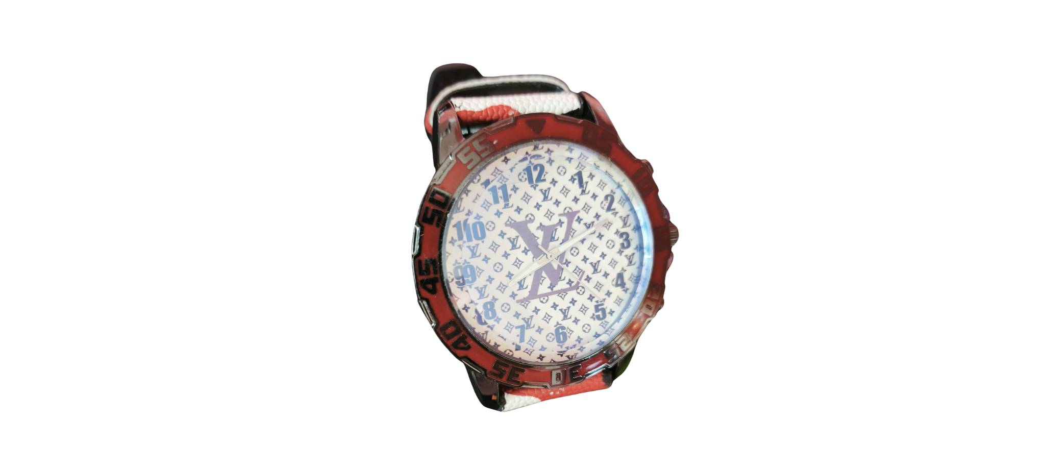 Reloj Deportivo XL con Correa Bicolor – Estilo Urbano y Actitud