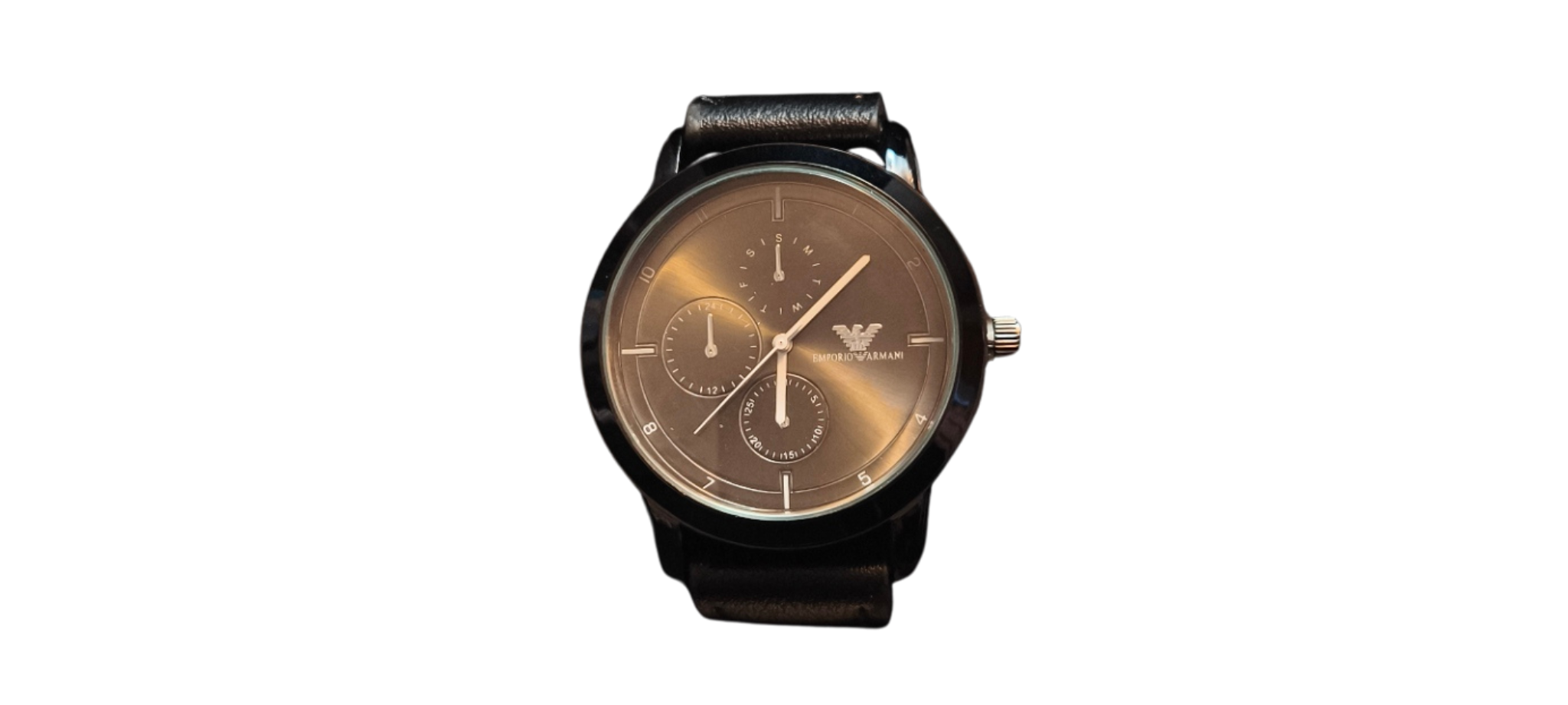 Reloj Black Classic – Estilo Emporio Chronograph