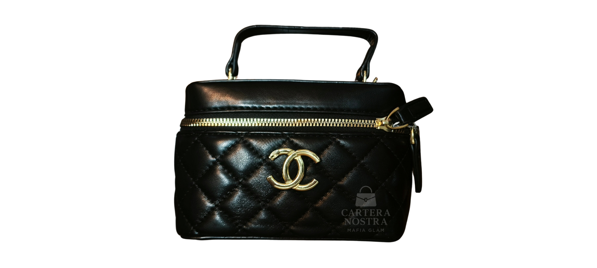 Bolso Classic Black – Estilo Quilted Icon