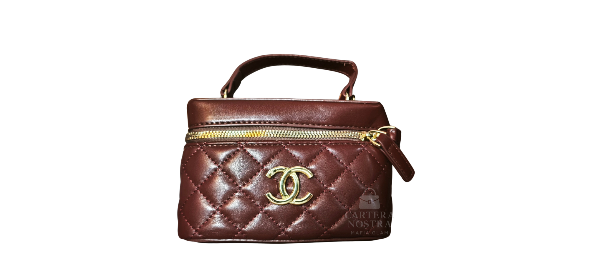 Bolso Classic Brown – Estilo Quilted Icon
