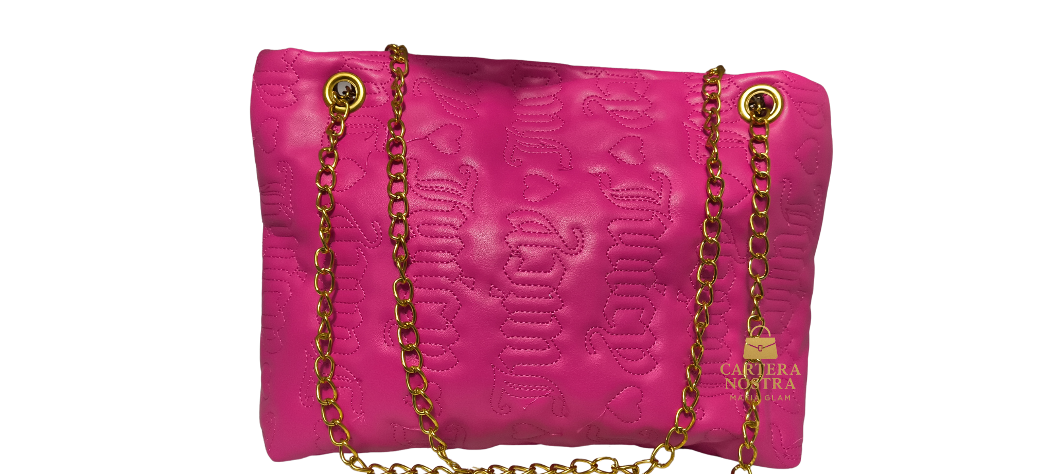 Cartera Juicy Fucsia – Modelo Velvet Chain | Luxury Pink