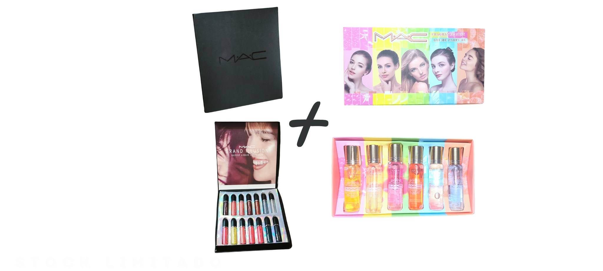 Combo MAC Edición Especial – Lipgloss 12 Tonos + Roll-On Gloss