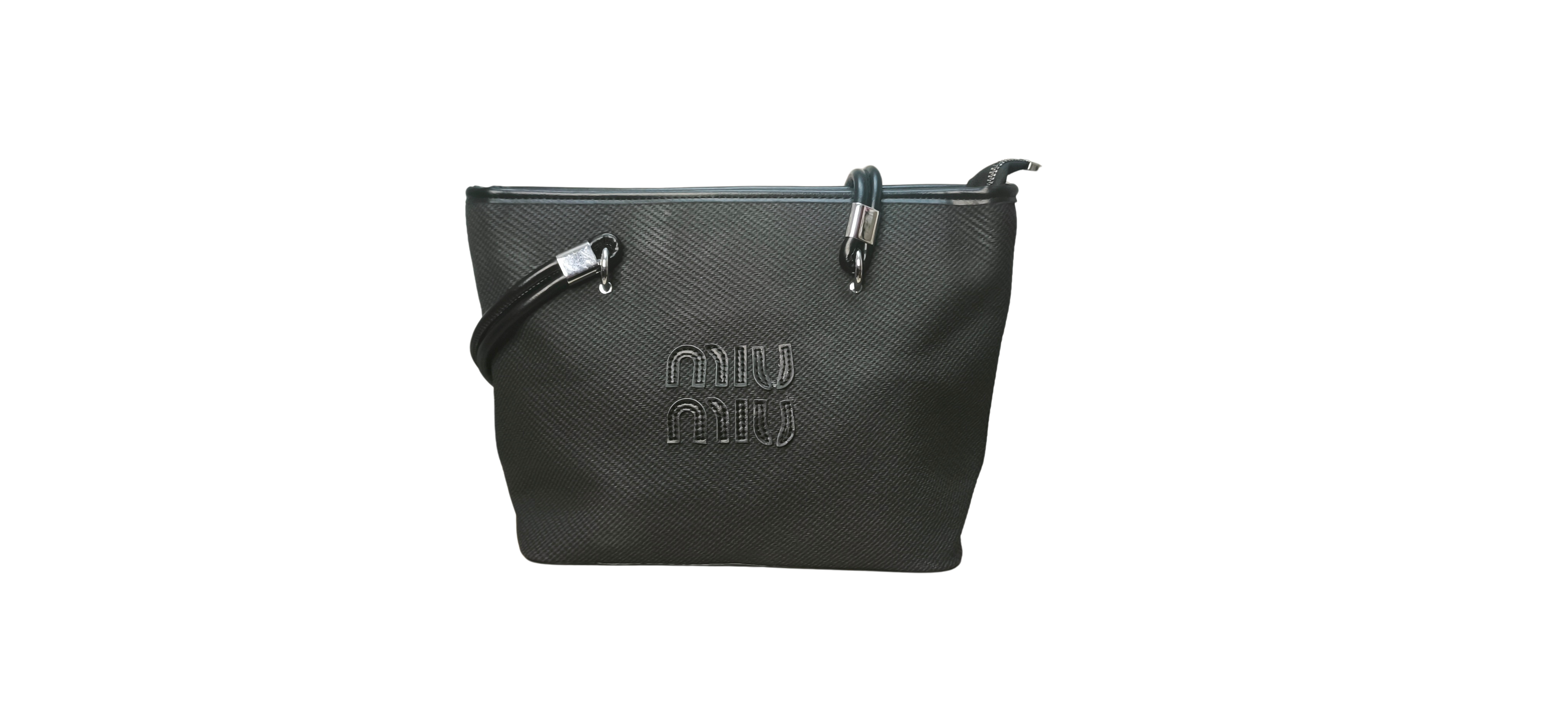 🖤 Cartera Miu Style Saffiano Negra